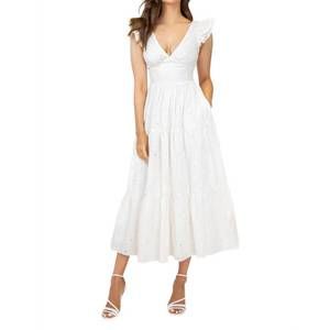 Lavender Brown | Dresses | New Lavender Brown Alaia Maxi Dress In Ivory |  Poshmark